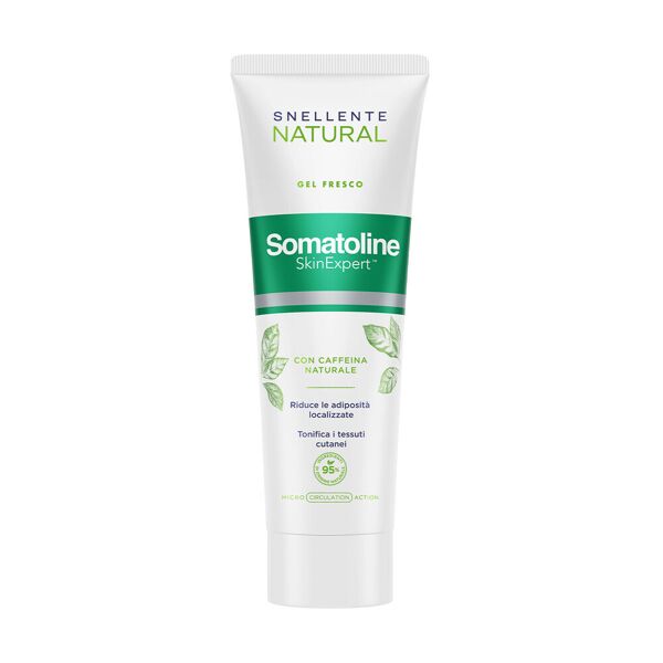 somatoline skinexpert snellente natural gel fresco trattamento corpo snellente, estratto di zenzero e menta piperita 250ml
