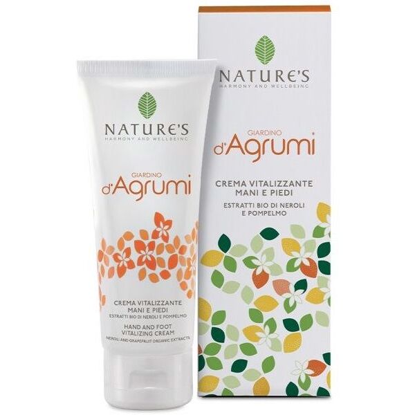 nature's giardino d'agrumi crema vitalizzante mani e piedi 75ml