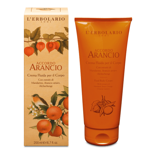 l'erbolario accordo arancio crema fluida corpo 200ml