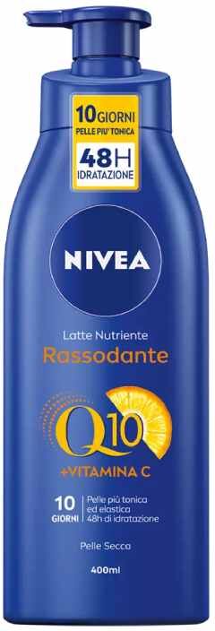 nivea q10+ vitamina c latte nutriente rassodante corpo 400ml