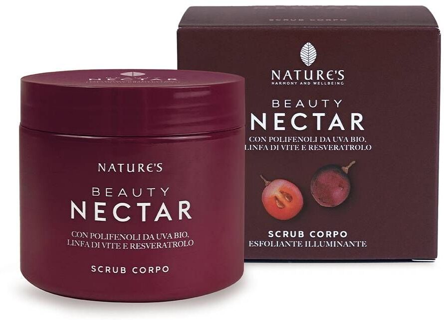 nature's beauty nectar scrub corpo illuminante 390g