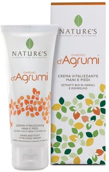 nature's giardino d'agrumi crema vitalizzante mani e piedi 75ml