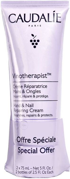 caudalie vinotherapist crema riparatrice mani e unghie 2x75ml