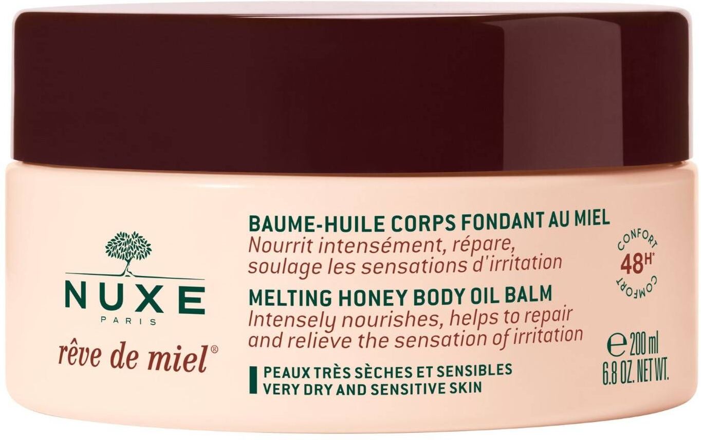 nuxe rêve de miel balsamo olio corpo fondente al miele 200ml