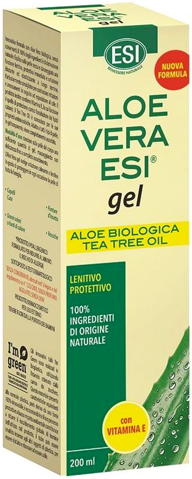 Esi Aloe Vera Gel Vitamina E E Tea Tree Depurativo 200ml