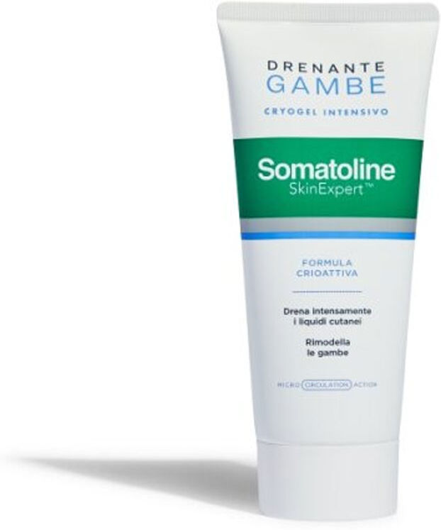 Somatoline Skinexpert Drenante Gambe Cryogel Intensivo Trattamento Gambe Drenante Escina Vegetale 200ml