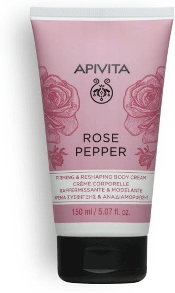 Apivita Crema Corpo Rassodante E Rimodellante Pepe Rosa 150ml