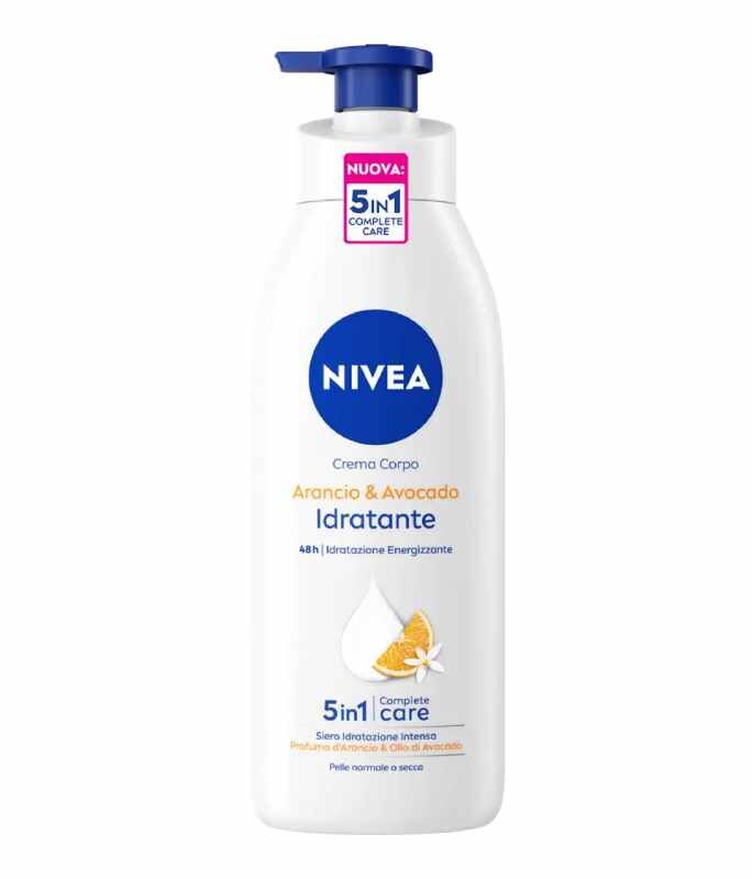 Nivea Body Crema Corpo Idratante Arancio E Avocado 500ml