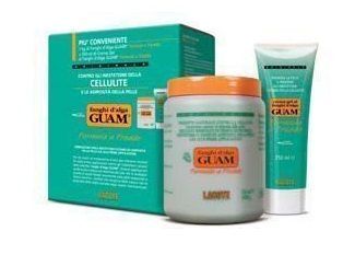 Guam Fanghi D'alga A Freddo Formato Convenienza 1kg + Crema Gel Anticellulite 250ml