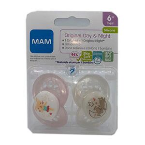 Mam Original 6+ Silicone Daynight Doppio Femmina