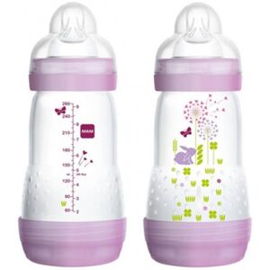 Mam Biberon Easy Start 260ml Doppia Confezione Femmina