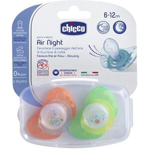 Chicco Succhietto Air Lumi Silicone 6-16 Mesi 2 Pezzi