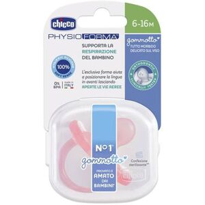 Chicco Gommotto Succhietto Silicone Bimba 6-16 Mesi 1 Pezzo