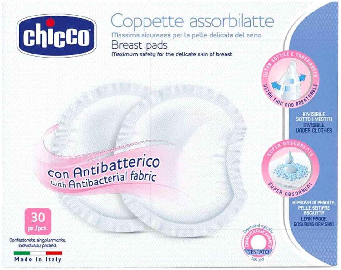 Chicco Coppette Assorbilatte 30 Pezzi