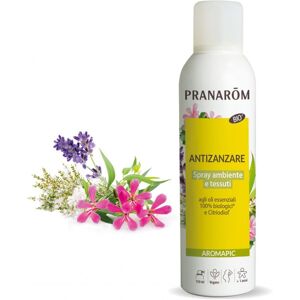 Pranarom Aromapic Bio Spray Ambiente Tessuti Antizanzare Oli Essenziali + Citriodol 100ml