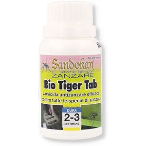 Sandokan Bio Tiger Tab Larvicida Antizanzare 50 Compresse