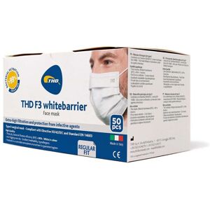 Thd Mascherina Chirurgica F3 Whitebarrier Multi Regular 50 Pezzi