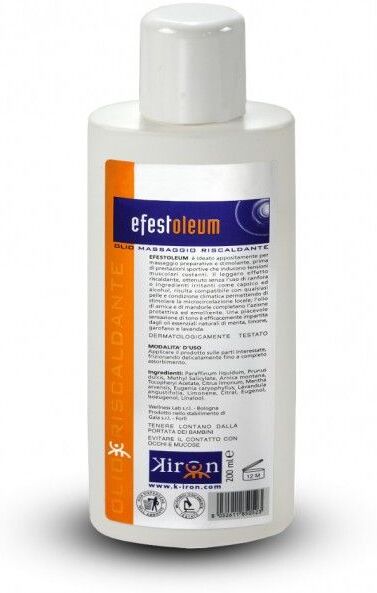 kiron efestoleum olio massaggio dolori muscolari 200ml