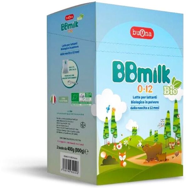 steve jones bbmilk 0-12 bio polvere latte primi mesi 2 buste da 400g