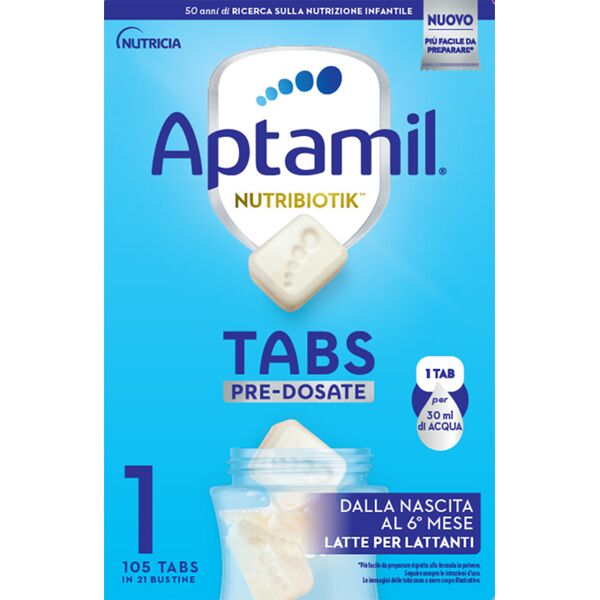 aptamil tabs pre-dosate latte per lattanti 21 bustine