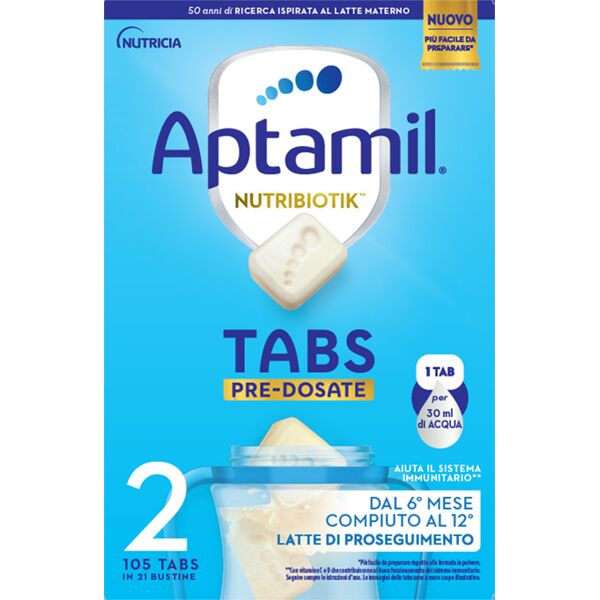 aptamil tabs pre-dosate latte di proseguimento 21 bustine