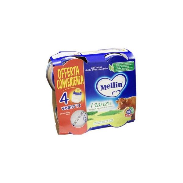 mellin omogenenizzato manzo 4 pezzi x 80g