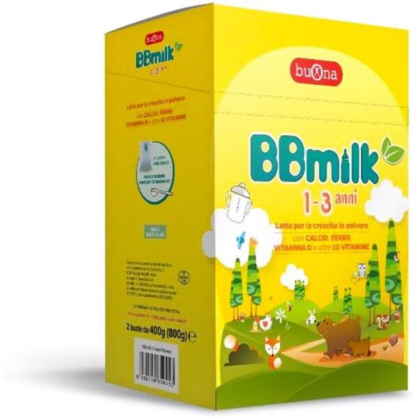 steve jones bbmilk 1-3 polvere latte crescita 2 buste da 400g