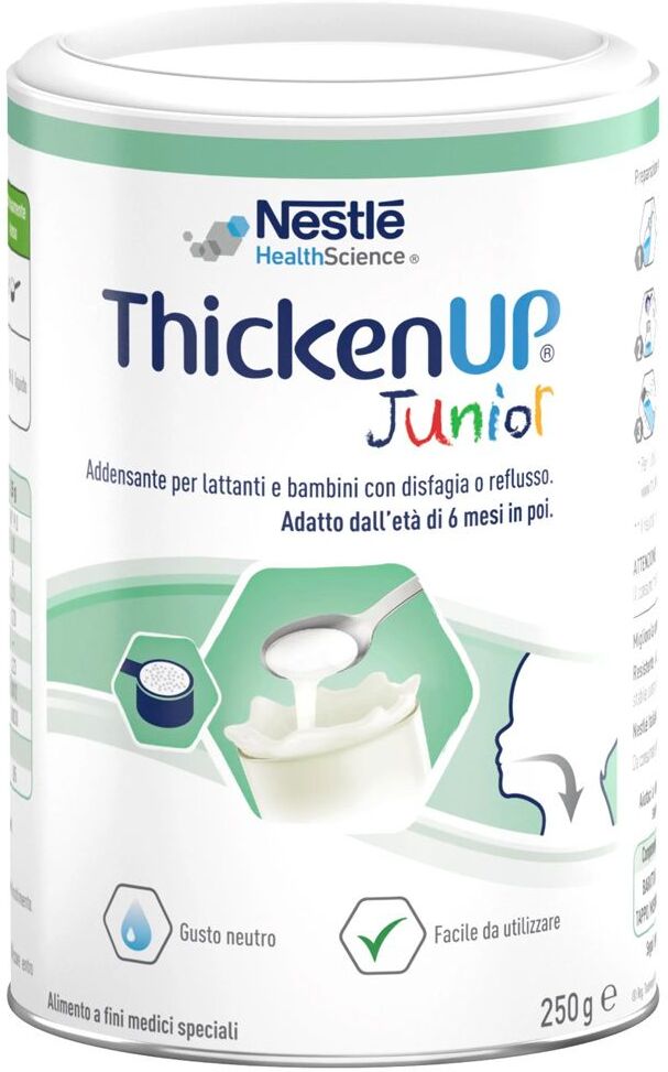 nestle' nestlè thickenup junior addensante in polvere bambini gusto neutro 250g