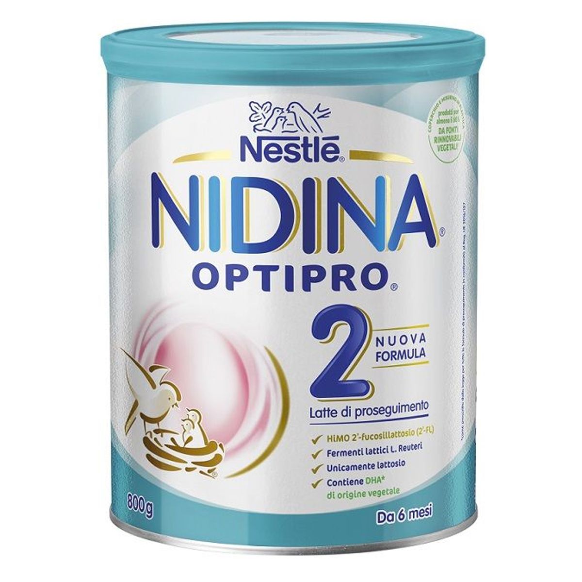 nidina 2 optipro latte di proseguimento in polvere 800g