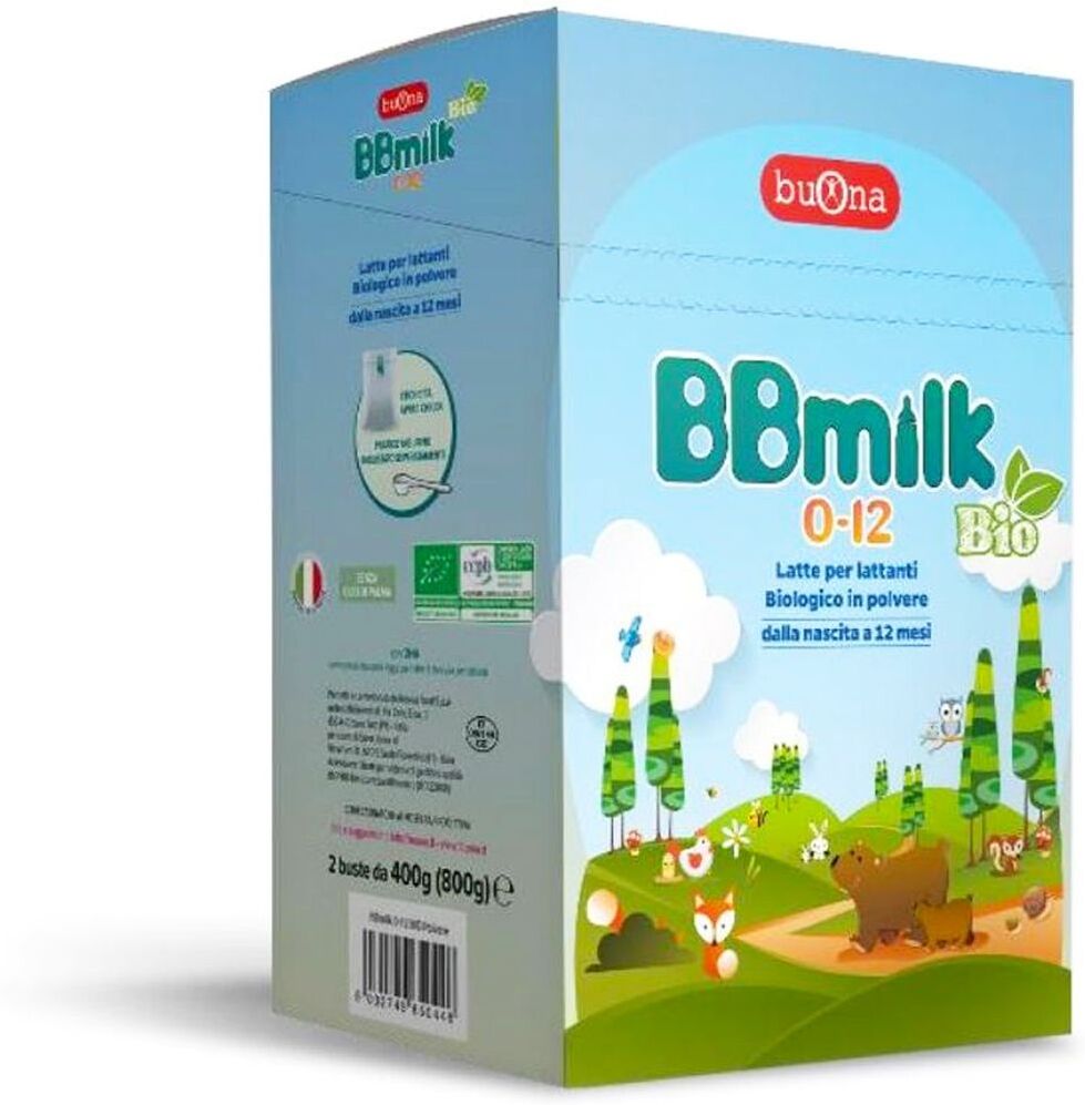 Steve Jones Bbmilk 0-12 Bio Polvere Latte Primi Mesi 2 Buste Da 400g