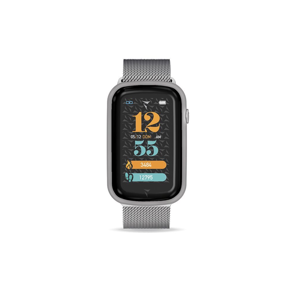 Techmade Srl Steps Smartwatch Maglia Total Silver 1 Pezzo