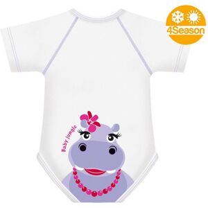 Jbimbi J-bimbi 0-36 Mesi Cotone Bio 4season Baby Jungle Ippopotamo Body Neonato 1 Pezzo