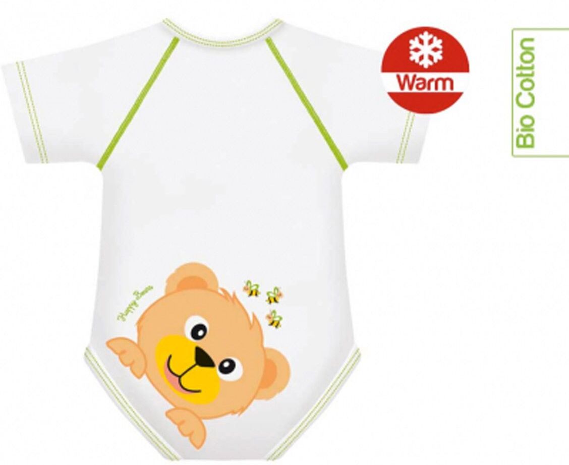 jbimbi j-bimbi body neonato 0-36 mesi cotone bio orso