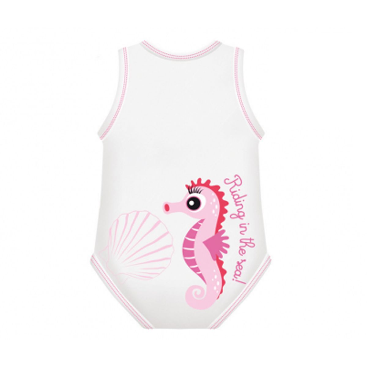 Jbimbi J-bimbi Body 0-36m Bio Cotton Summer Sealife Cavalluccio Marino