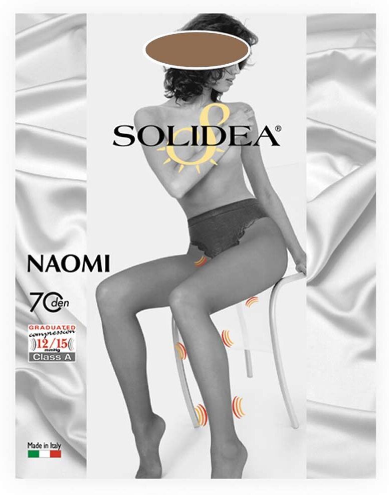 Solidea Naomi 70 Collant Contenitivo Cammello Taglia 4 Xl