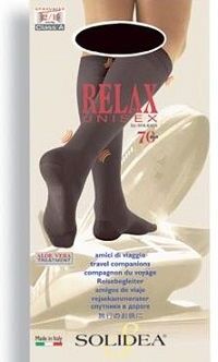 Solidea Relax 70 Gambaletto Compressione Graduata Unisex Blu Scuro 2m