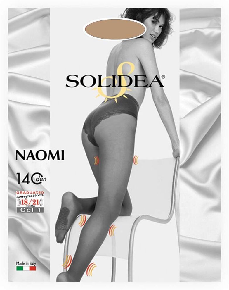 Solidea Naomi 140 Collant Contenitivo Cammello Taglia 4 Xl