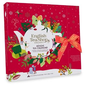 English Tea Shop Cofanetto Calendario Dell'avvento Rosso 25 Filtri Assortiti