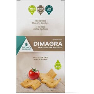 Promopharma Dimagra Mini Cracker Proteici Gusto Pizza 4 X 50g