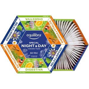 Equilibra Cofanetto Tisane Night And Day 60 Filtri