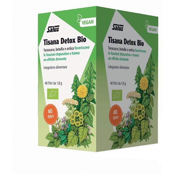 salus haus detox bio tisana 40 filtri 72 grammi