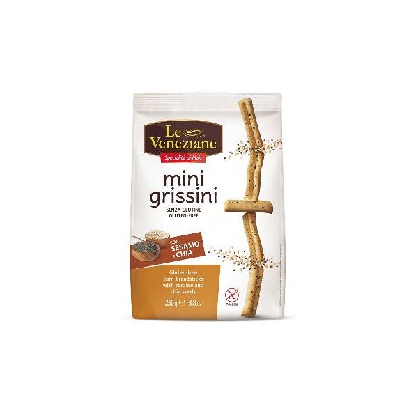 molino di ferro le veneziane mini grissini sesamo chia gluten free 250g