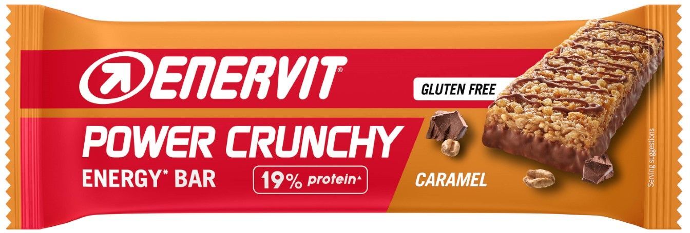 enervit power sport crunchy caramel barretta 40g