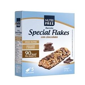 Nutrifree Barrette Special Flakes Chioccolato Senza Glutine 5 Porzioni