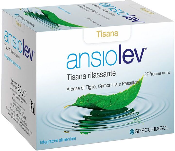 Specchiasol Ansiolev Tisana Rilassante 20 Filtri