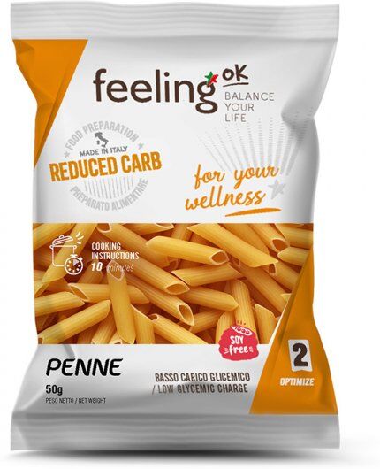 Feeling Ok Penne Optimize Pasta Monoporzione 50g