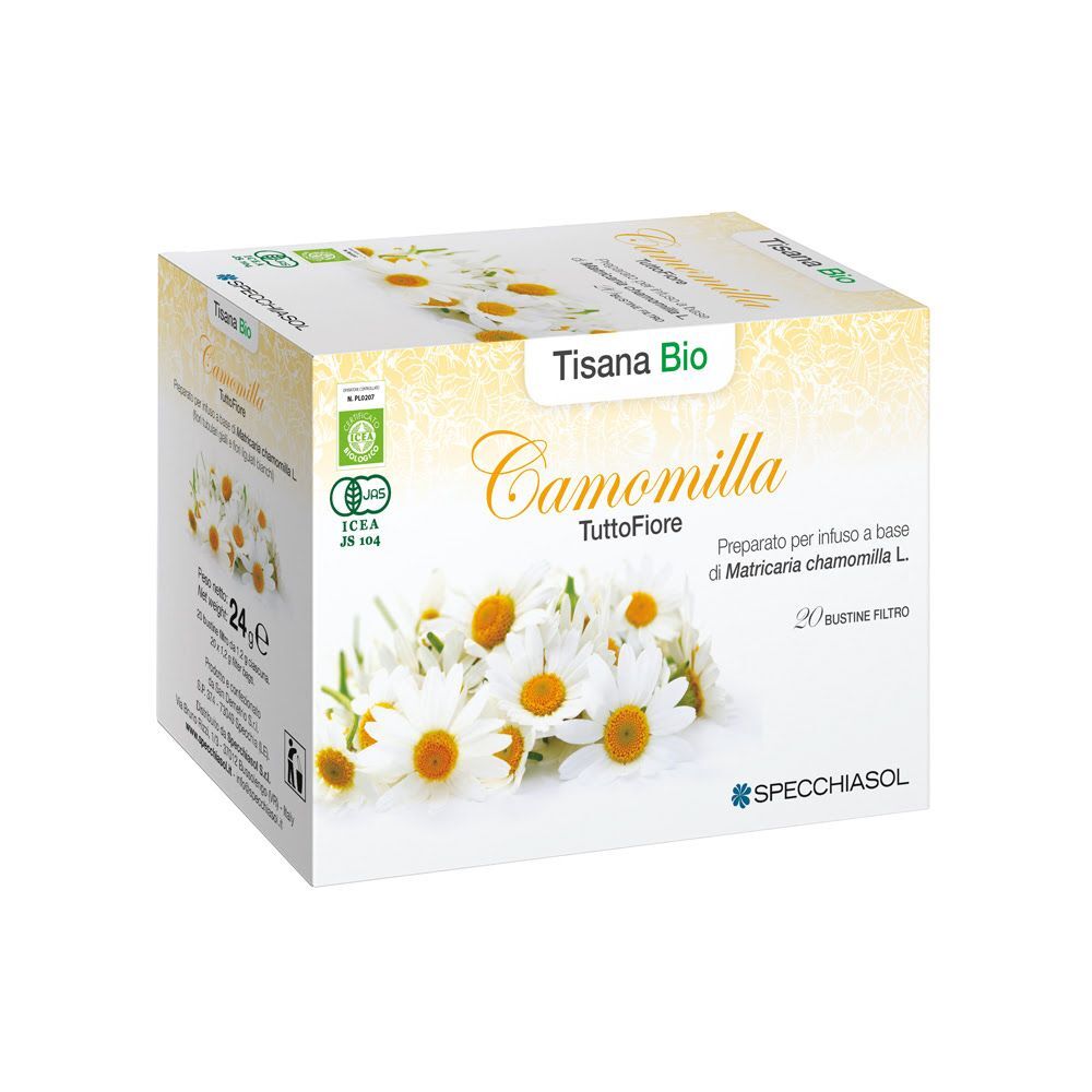 Specchiasol Tisana Camomilla Bio 20 Bustine