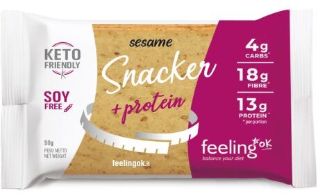 Feeling Ok Snacker Crackers Sesamo 50g