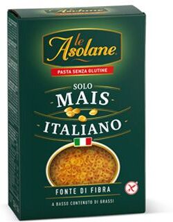 Molino di Ferro Le Asolane Fonte Fibra Mais Anellini Pasta Senza Glutine 250g