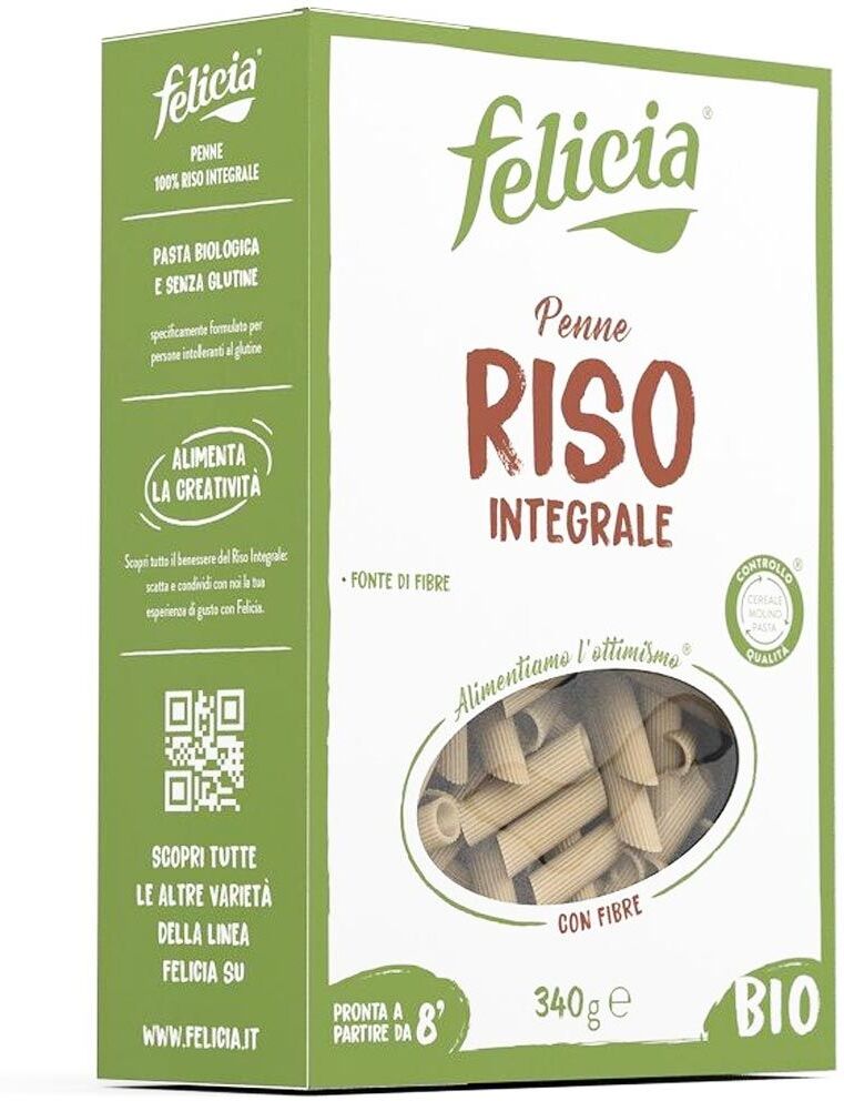 Felicia Bio Penne Integrali Di Riso Senza Glutine 340g